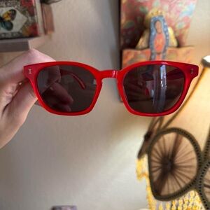 Illesteva Red Sunglasses